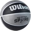 Wilson NBA Team San Antonio Spurs Ball, Unisex Black Basketball
