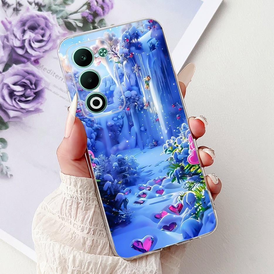 For Oppo A5 5G 2025 Case CPH2735 Luxury Fashion Painted Cover Soft Slim Phone Case For Oppo A5 Pro CPH2695 OppoA5 A5Pro 5G Shell