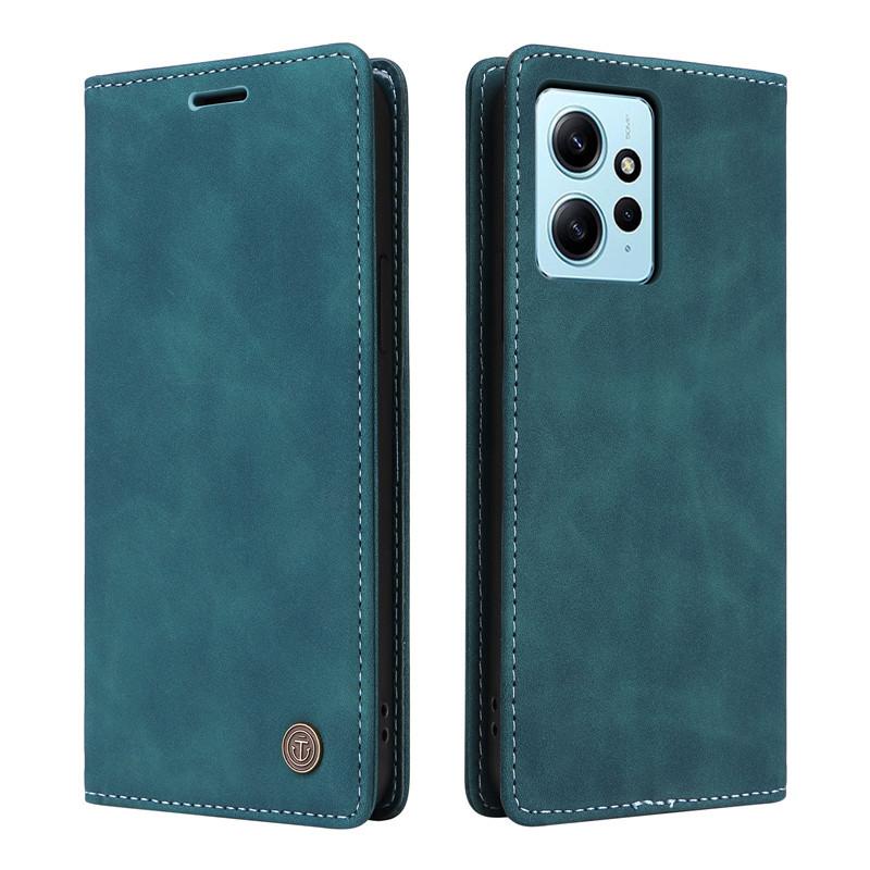 Кожаный чехол-книжка для Xiaomi Redmi Note 12 Turbo 12S Note12 Pro 4G Plus 5G с присоской, защитные чехлы для телефона