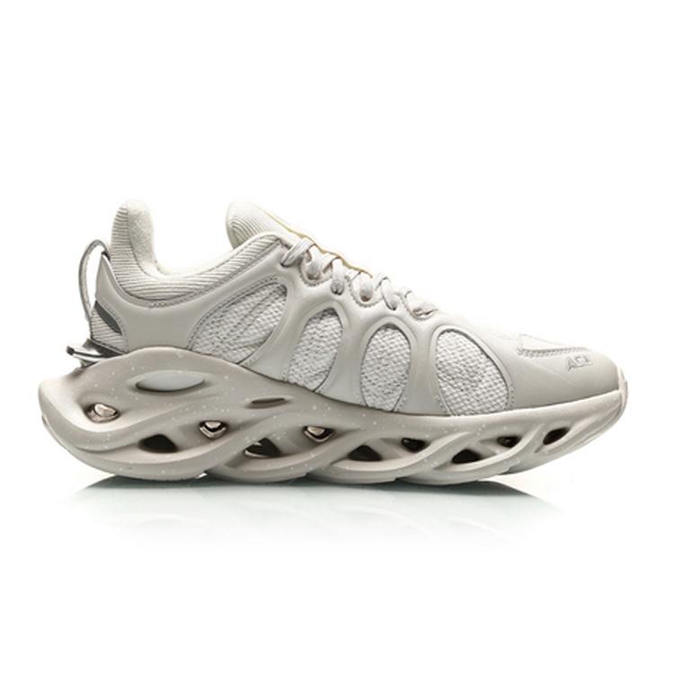 Li Ning Arc ACE Амортизирующие Нескользящие Низкие Беговые Кроссовки Женские Белые ARHP308-2