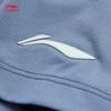 Li-Ning Функциональная всепогодная минималистичная футболка с коротким рукавом для фитнеса с принтом для мужчин, цвет пыльно-голубой ATSU427-4