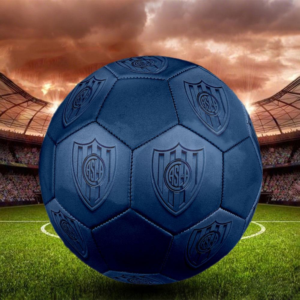 San Lorenzo de Almagro Size 5 Soccer Ball, Machine-Stitched PVC, Durable & High Bounce, All Ages Fit, fan merchandise, matches & outdoor use.
