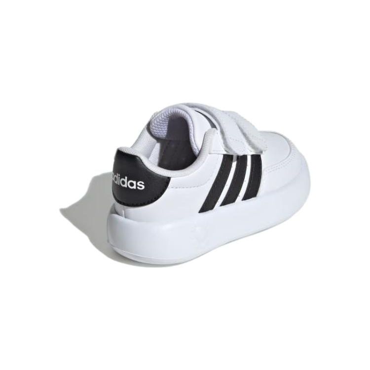 adidas Breaknet 2.0 Амортизация Прочные Низкие Кроссовки для Ходьбы Детская Обувь Белый Черный ID5276