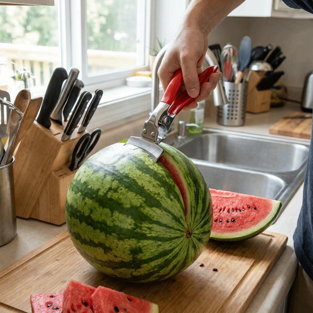 Labor-saving Fruit Opener Stainless Steel Watermelon Opener Watermelon Separator Fruit Stores