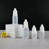 White Squeezable Dropper Bottles Eye Liquid Bottle Plastic Empty Containers Refillable Bottles