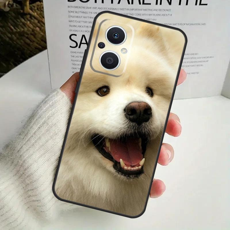 Samoyed Puppy Case For OPPO Reno 8 7 6 5 4 Lite 8T 5Z 4Z 10 11F OPPO Find X5 X6 Pro X2 Neo X3 Lite Cover
