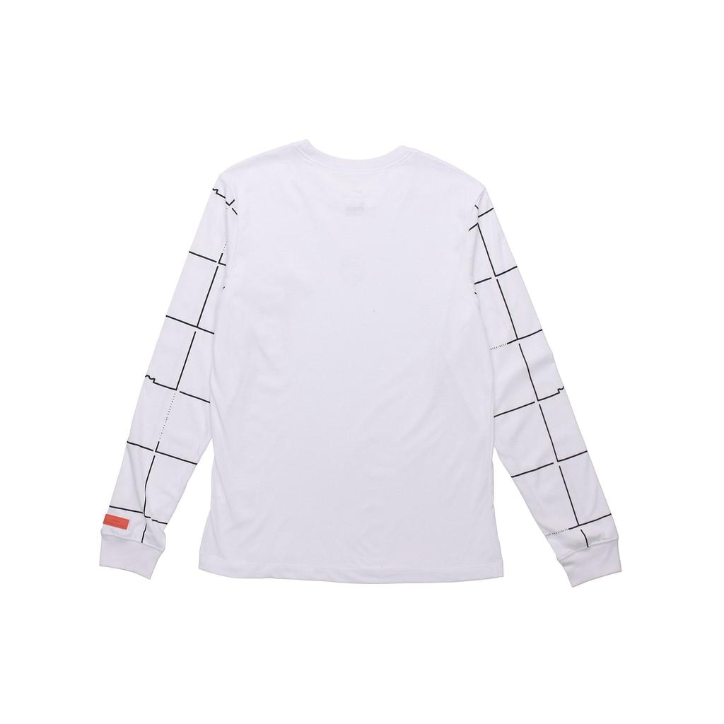 Nike Мужская футболка с длинным рукавом Dri-Fit Lebron Basketball Grid, белые топы CD0926-121