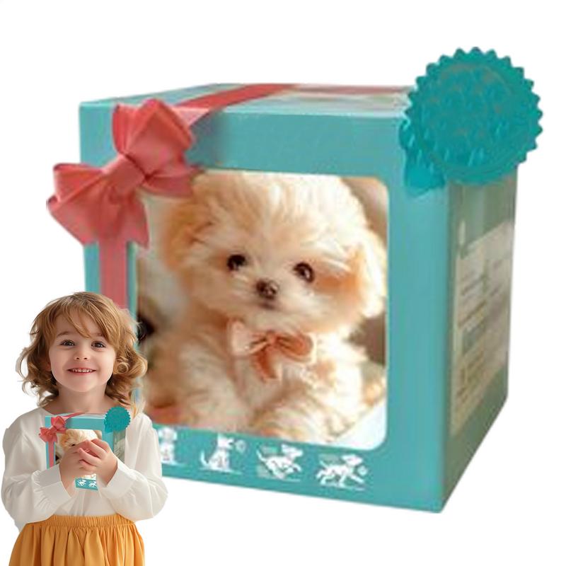 Interactive Robot Dog Toy with Realistic Movements Smart Plush Puppy that Walks and Barks Electronic Pets Dog for Kids Birthday