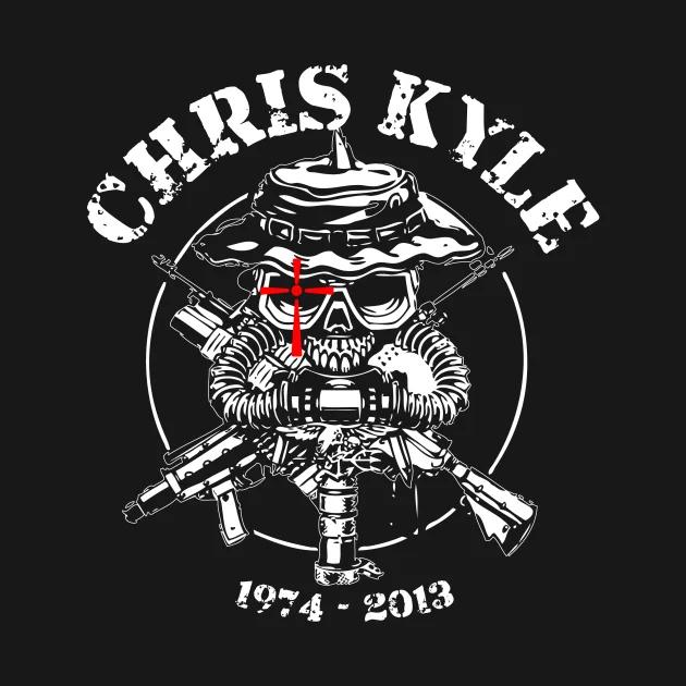 Футболка Naval SEALs Sniper Chris Kyle, новая, 100% хлопок, с круглым вырезом, летняя, с коротким рукавом, повседневная мужская футболка, размер S-3XL