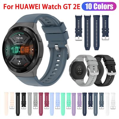 Для HUAWEI Watch GT 2E оригинальный ремешок 22 мм силиконовый ремешок для часов Smartband для huawei gt 2e gt2e GT2e замена браслета correa