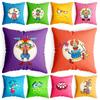 Circus Clown Cushion Cover Happy Kids Home Cartoon Cute Pillow Cover Car Restaurant Cushion Cover