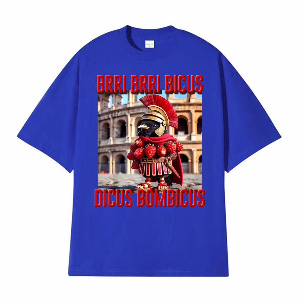 Christmas Kid Brainrot Ltalian Bri Bicus Dicus Bombicus Tshirts Men Women Fashion Retro T Shirt Short Sleeve Oversized T Shirts