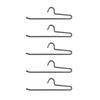 5Pcs Pants Hangers Short Neck Goose Type Space Aluminum Anti Slip Pant Hanger For Home Use