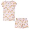 Pale Pink Short-sleeved Pajamas for Children 92/104/116/128/140