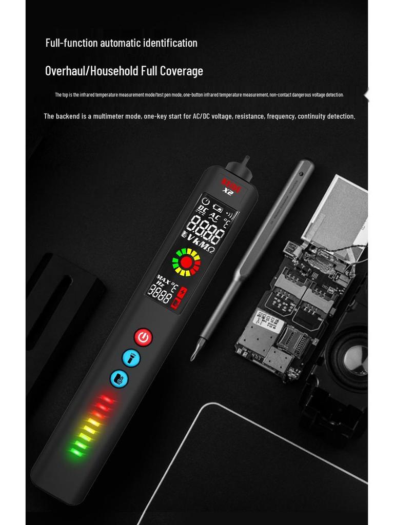 BSIDE Aimers X2 Умный инфракрасный термометр и мультиметр с индукционной электрической ручкой