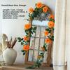 1.8m 12 Heads Artificial French Rose Vine 7 Colors Wall Decor Rattan  Home Decoration