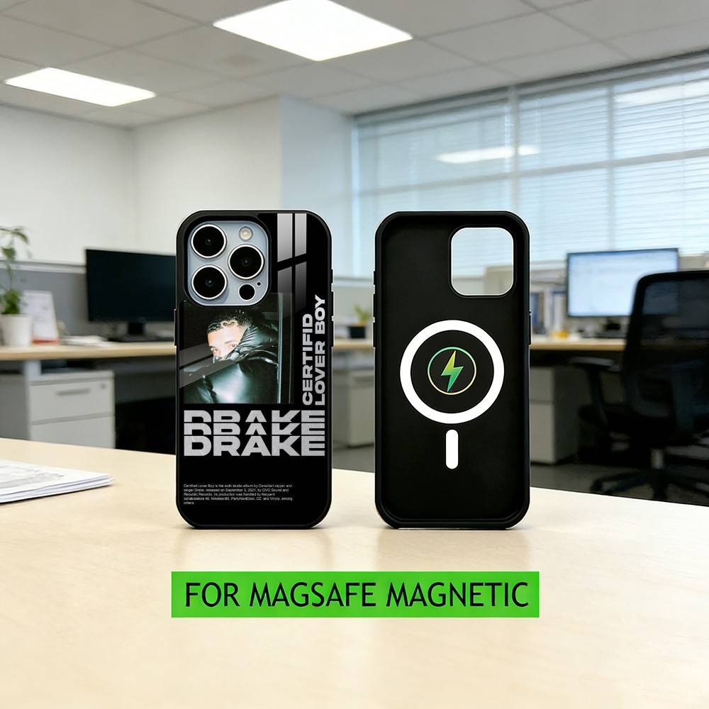 Drak-K Phone Case For iPhone17,16,15,14,13,12,11 Plus,Pro Magnetic with Magsafe Wireless Charging