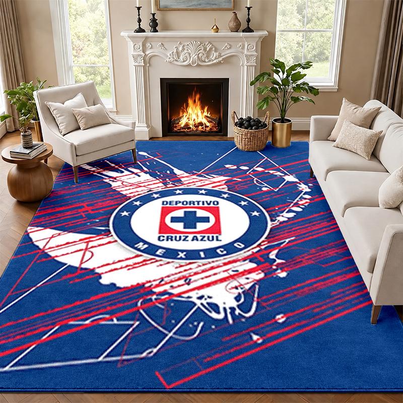 CruzAzul Carpet Door Mat for Living Room or Bedroom Protective Mat Under Chair Office Decoration Christmas Gift Birthday Present