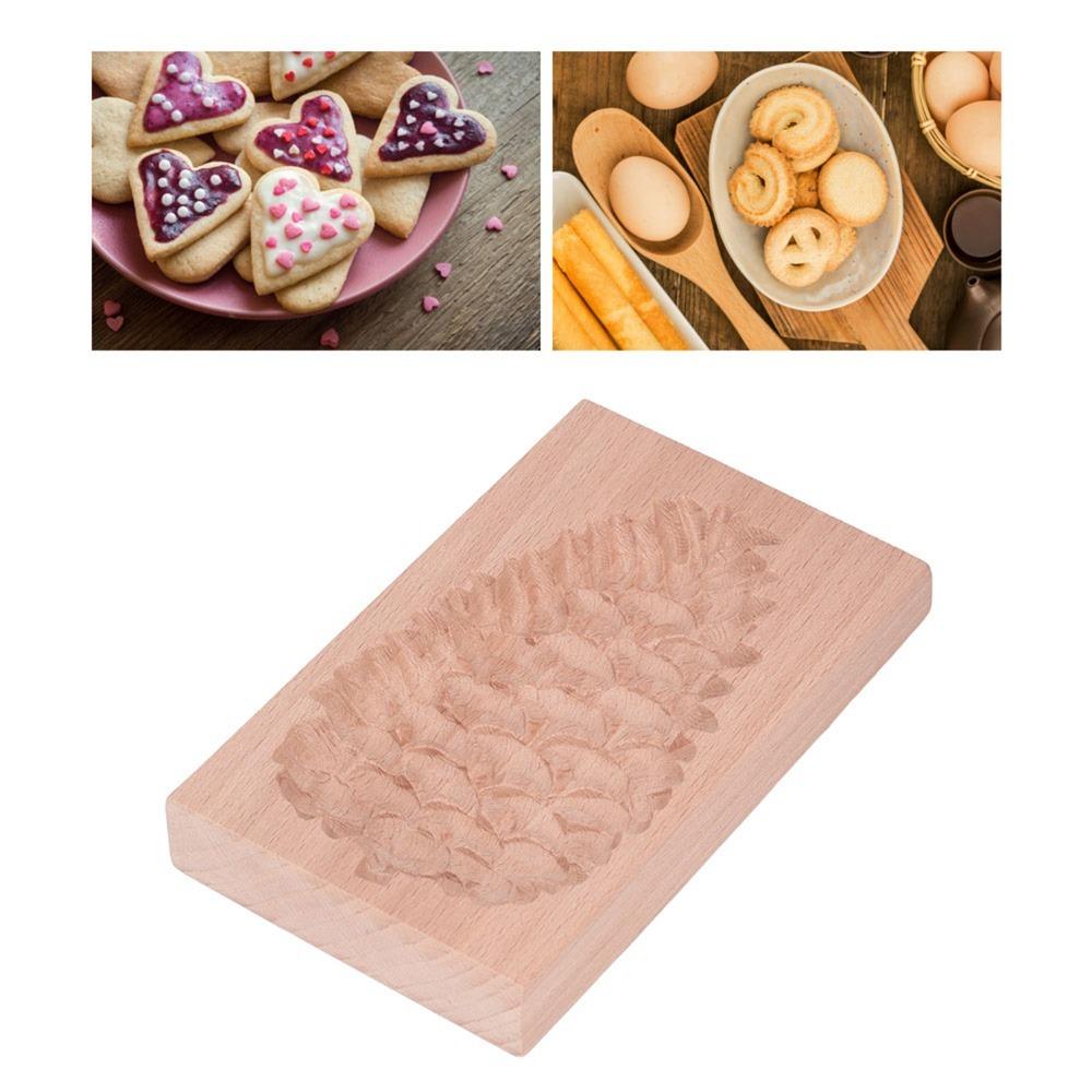 Squirrel Windmill Bunny Pinecone Bee Wooden Cookie Mold Biscuit Mould Cookie Decorating