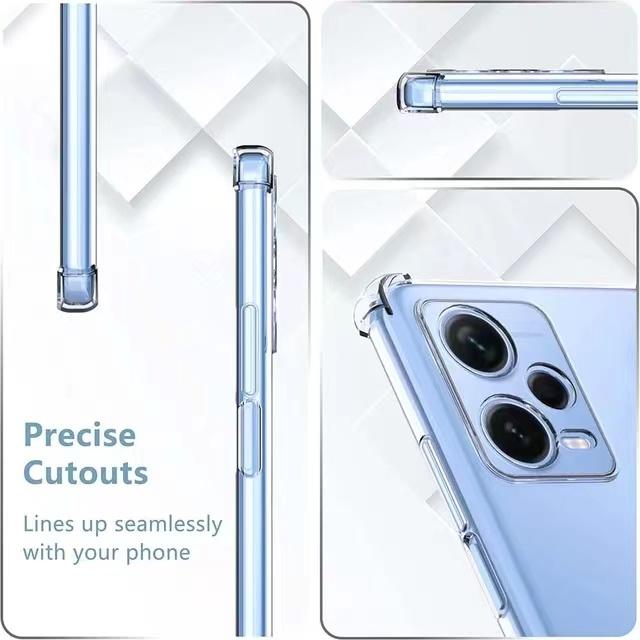 Роскошный прозрачный чехол для телефона Redmi Note 12 12s Note 13 Pro Plus 5G POCO X5 X6 Pro 5G противоударный силиконовый прозрачный чехол