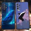 Чехол для телефона «Прыгающий кит» для Samsung Galaxy A55 A35 A15 A14 A25 A54 A51 A71 A72 A73 A32 A52 A52S A41 5G Силиконовый чехол Сумка