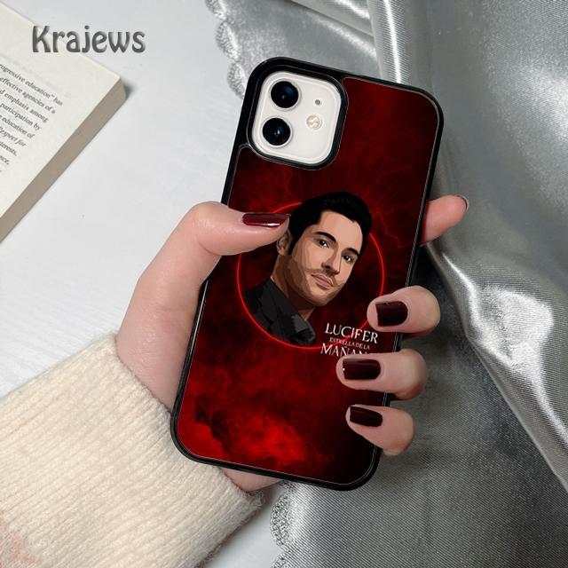 Krajews American TV Lucifer soft Phone Case Cover For iPhone 17 Air 16 15 14 plus 12 13 pro max coque Fundas