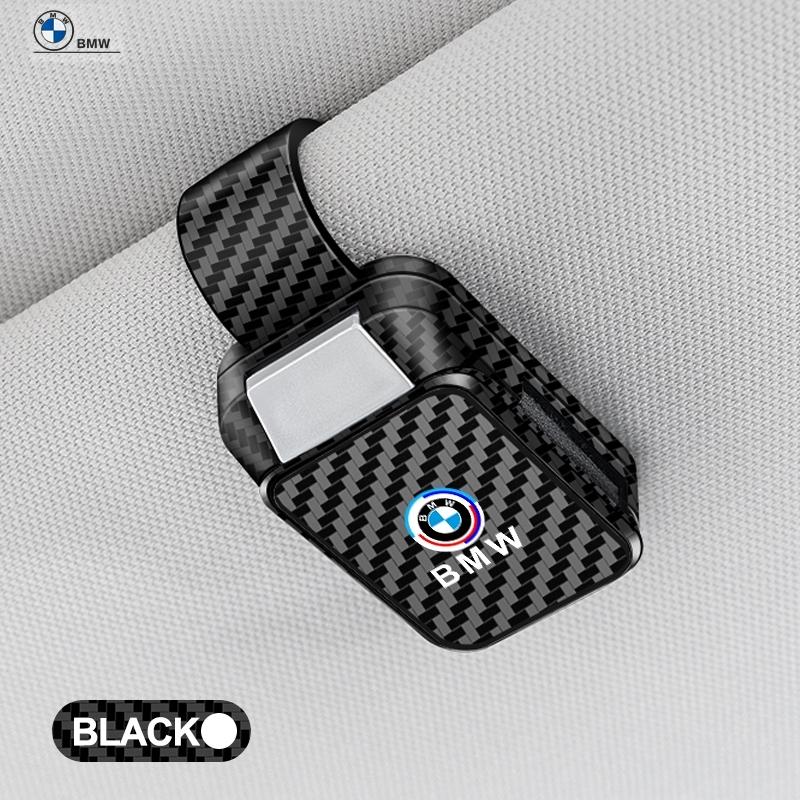 Car Carbon Fibre Sun Visor Glasses Clip Sunglasses Bracket For BMW 50th Anniversary 1 3 5 7 series E83 F16 E70 BMW M M3 M5 GX9