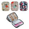 Oxford Cloth 2 Layer Crochet Hook Pouch 17.5x14cm Knitting Needles Storage Bag  Travel