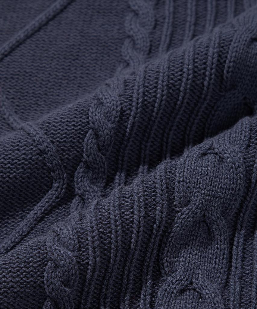 AMFEAST Seaman Washed Cotton Knit Washed Navy