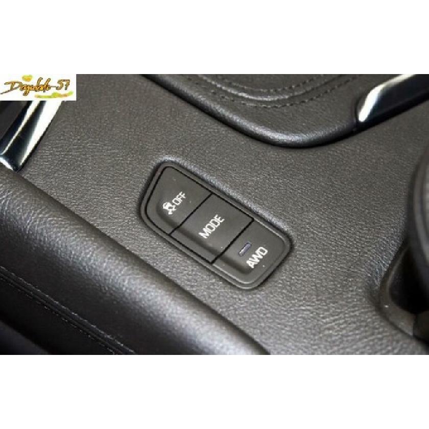 For Cadillac XT5 2016-2018 DX Aluminum Silver Central Console Button Sticker Set