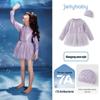 Детское платье-купальник с длинным рукавом JELLYBABY для девочек
