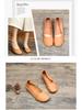 Simple Zen Handmade Leather Бабушкины Туфли - Женские Туфли На Мягкой Подошве Для Всех Сезонов