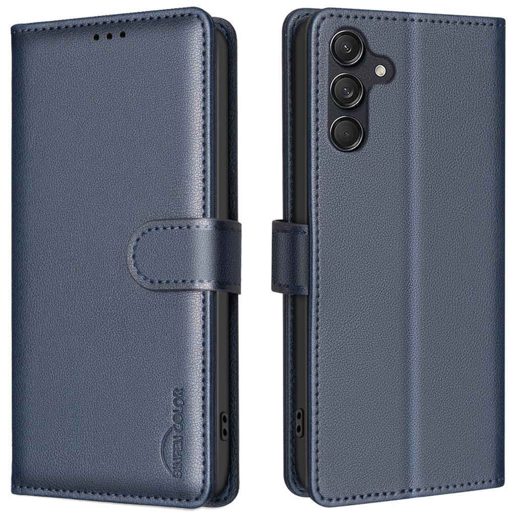 BINFEN COLOR BF32 For Samsung Galaxy A16 5G/A16 4G Leather Case Wallet RFID Blocking Phone Cover