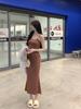 Summer Sleeveless Bodycon Dress With Spliced Pattern For Casual Party Wear