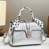 Новая сумка через плечо Stone Grain Trend Niche Patchwork Design Fashion All Hand Small Square Bag Crossbody Bag