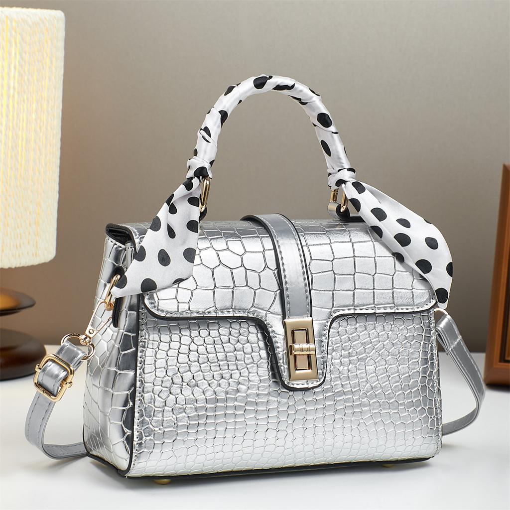 Новая сумка через плечо Stone Grain Trend Niche Patchwork Design Fashion All Hand Small Square Bag Crossbody Bag