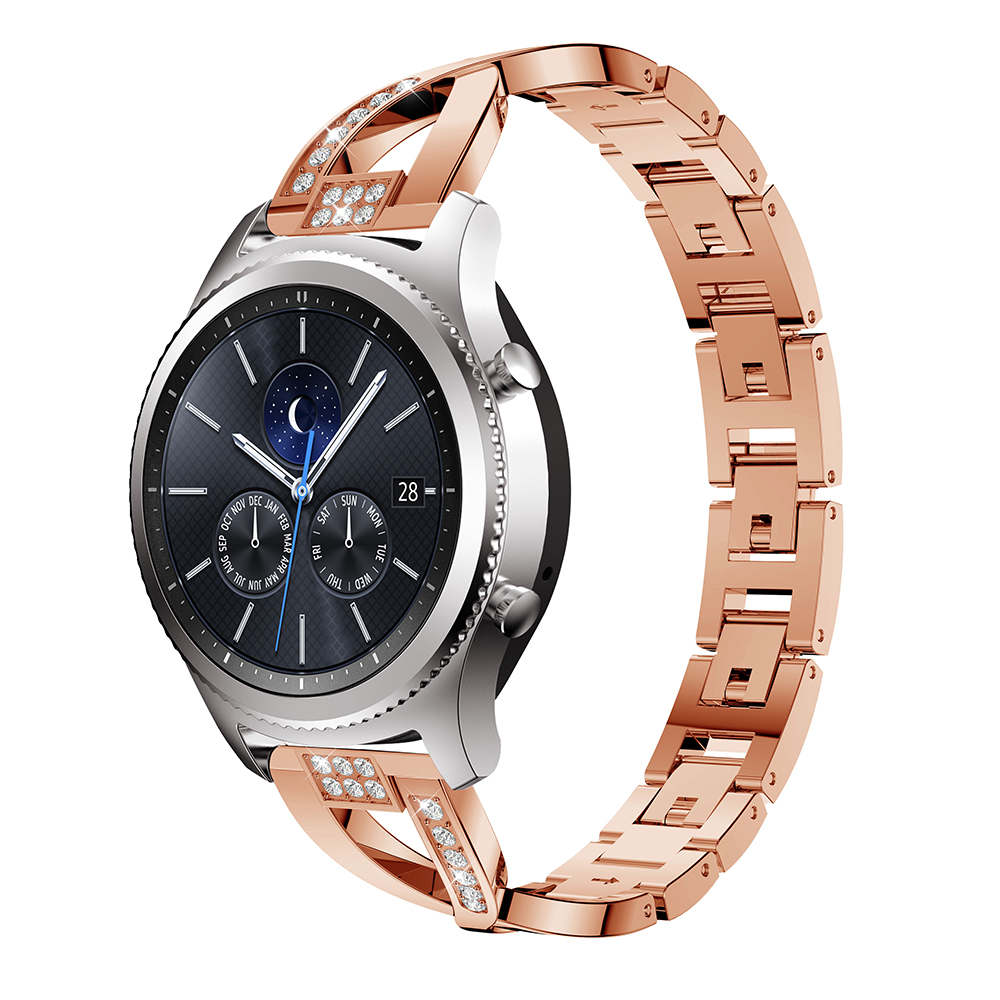 Ремешок Starp Для Samsung Gear S3 Ремешок Для Часов Для Garmin Venu 3 2 Vivoactive4 Замена умного браслета из нержавеющей стали Кристалл