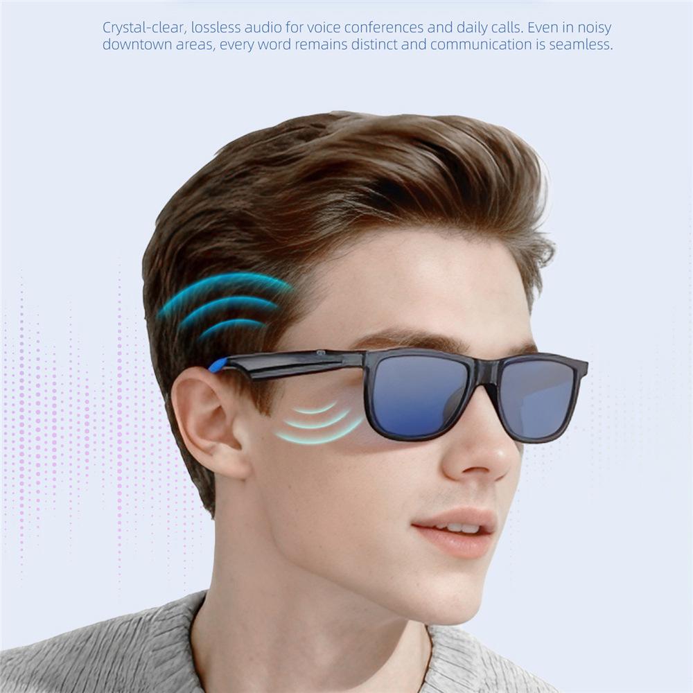 Трансграничные Bluetooth-очки G60 для перевода: Перевод в реальном времени, Шумоподавление, Ответы ИИ, Умные солнцезащитные очки в наличии.