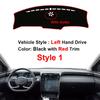Для Hyun dai Tucson NX4    2024 LHD RHD Защита консоли Солнцезащитный козырек Автомобильная накладка на приборную панель Коврик для панели приборов Ковер Накидка