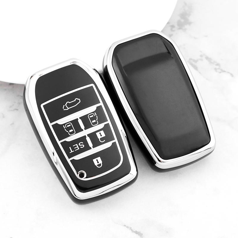 2/3/4/5/6 кнопок Авто Бесключевой ТПУ Чехол для ключа автомобиля для Toyota Land Cruiser Prado150 RAV4 Venza SIENNA Corolla Camry Yaris