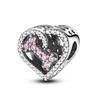 925 Silver Pink Series Ballet Shoes And Skirts Charms Beads For Women Fit Original Bracelet DIY Birthday Jewelry Gifts