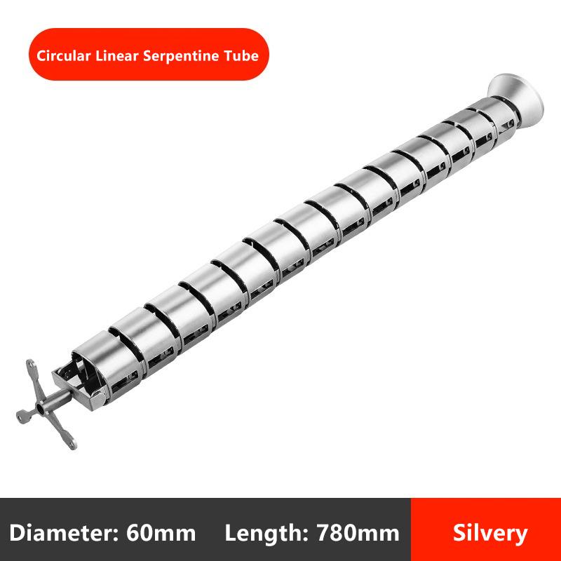 78Cm Wire Spine Cable Sleeve Workstation Snake Wire Organizer Under Desk Cable Wire Management Computer Cord Protective Tube