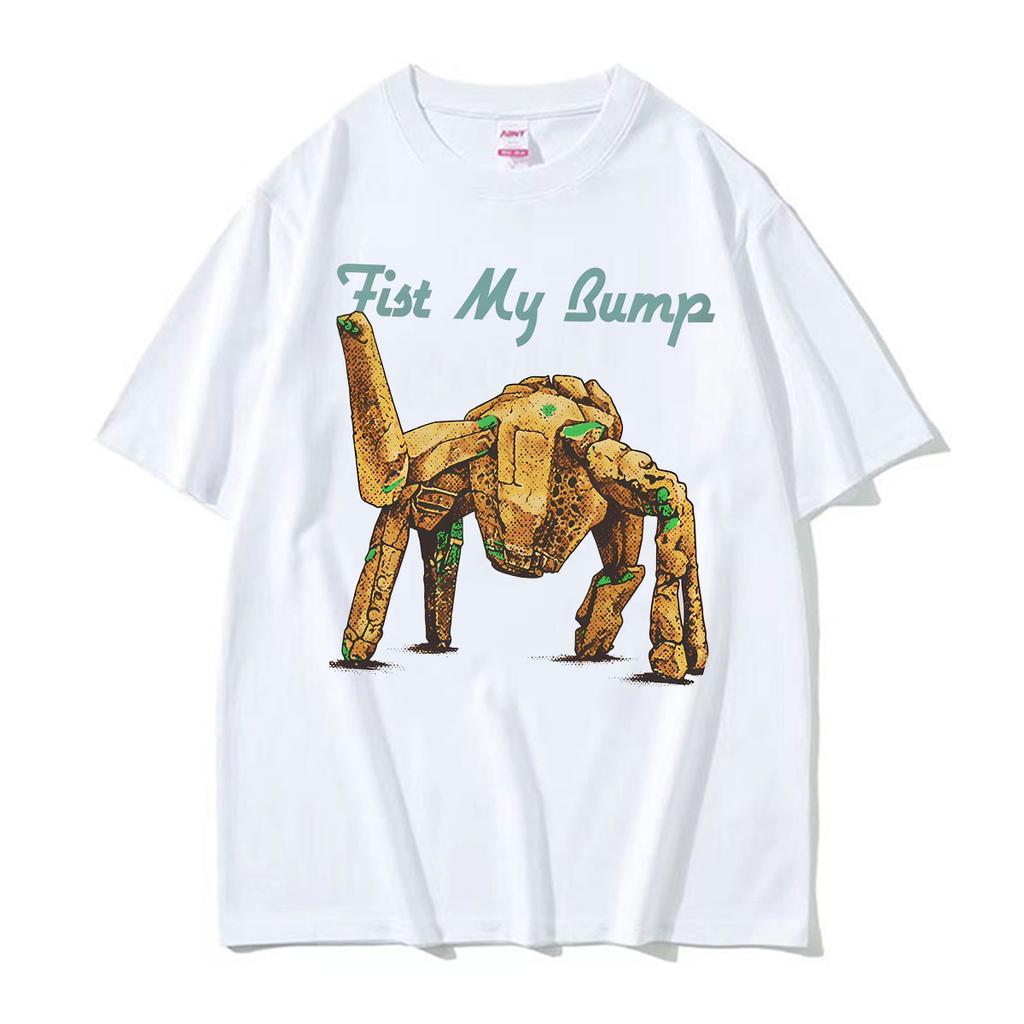 Fist My Bump Funny Movie Rocky Alien Graphic T Shirt Unisex Women Harajuku Vintage Humor Tshirts High Quality Cotton Cozy T Shirts