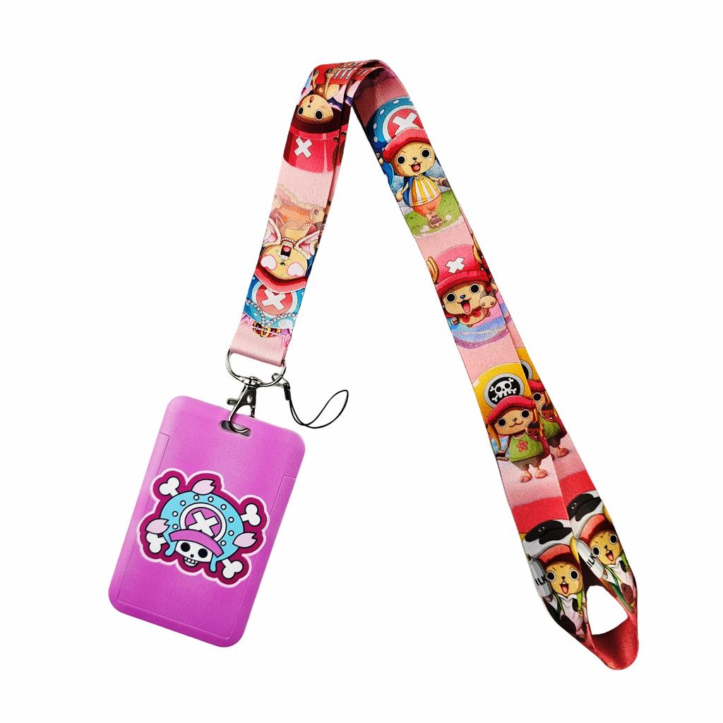 Аниме Мультяшный Держатель для Пропусков Брелоки Шейный Ремешок Для Карты-Пропуска Аниме Держатель для Кредитных Карт Брелоки-Ремешки