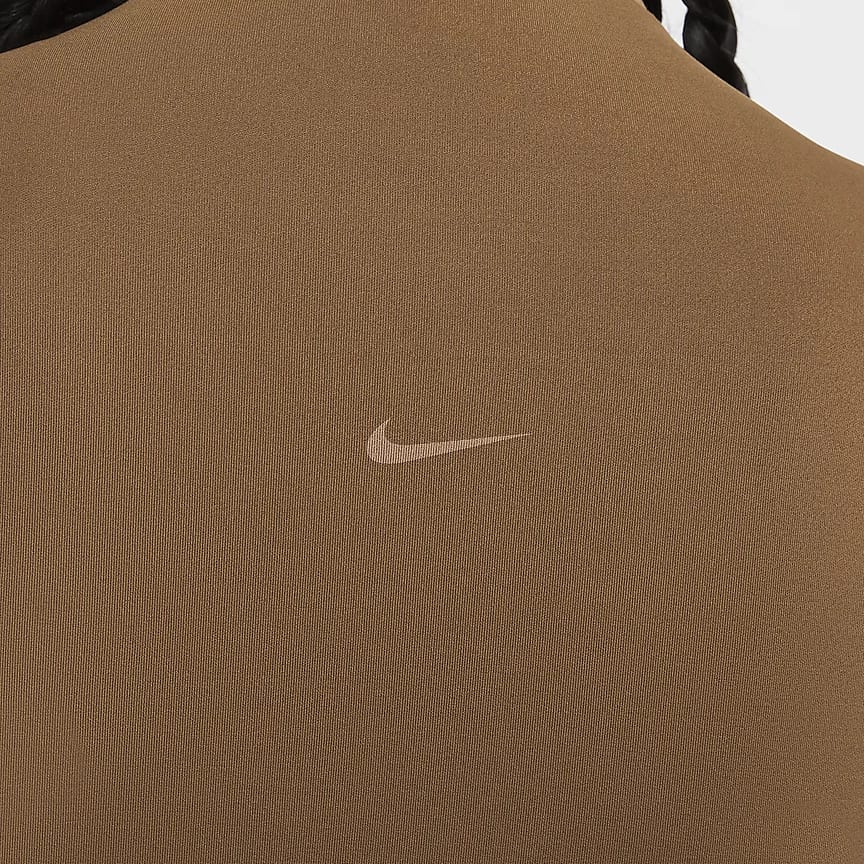 Nike Zenvy Обычная футболка Женская Светлый Британский Умбра/Белый FN3023-281