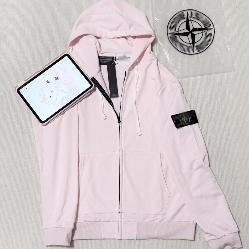 STONE Классический унисекс худи-кардиган на молнии