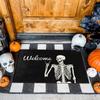1Pcs 50cm X 80cm Skull Welcome Door Mat For Halloween Indoor Outdoor Decoration