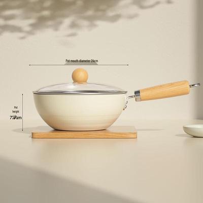 Вок Yoshida Craftsman из кованого железа с закаленной крышкой, 24 см