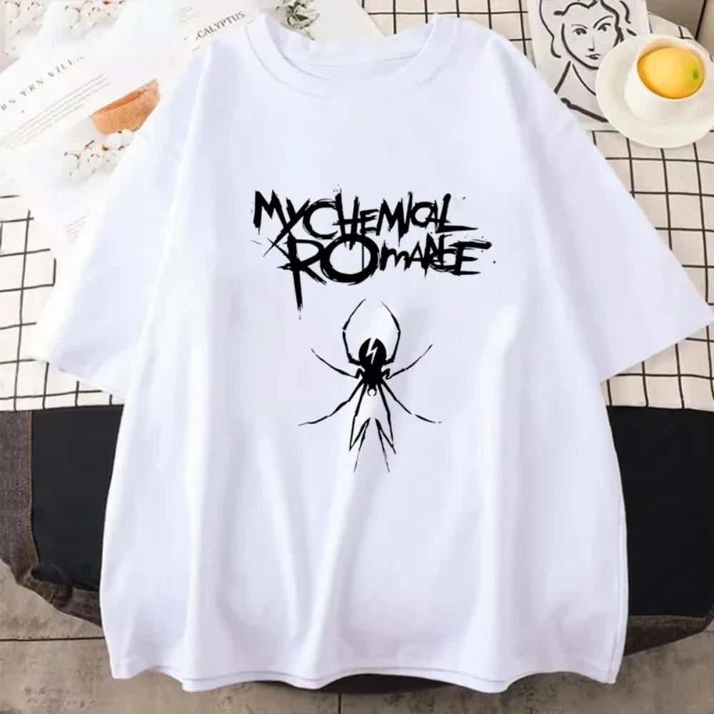 My Chemical Romance для Sweet Revenge Tees Модная Футболка Топы Летняя С Коротким Рукавом Рубашка для Бега Хип-Хоп Свободная Рубашка