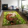 Multiple sizes Tiger Angel Wings Rug Pattern Carpet for Living Room Bedroom Sofa Home Decor Non-slip Floor Mat Luxury Gift